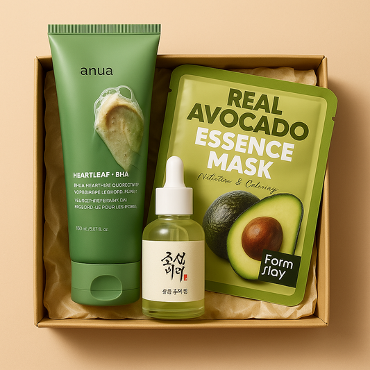 🌿 Box Peau Sensible & Acné – Routine Skincare Coréenne