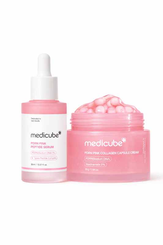 🌸 Medicube – Duo Pink Repair

PDRN Peptide Serum & PDRN Collagen Capsule Cream