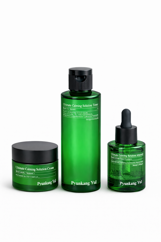 🌿 Pyunkang Yul – Ultimate Calming Routine Set

Toner + Ampoule + Cream