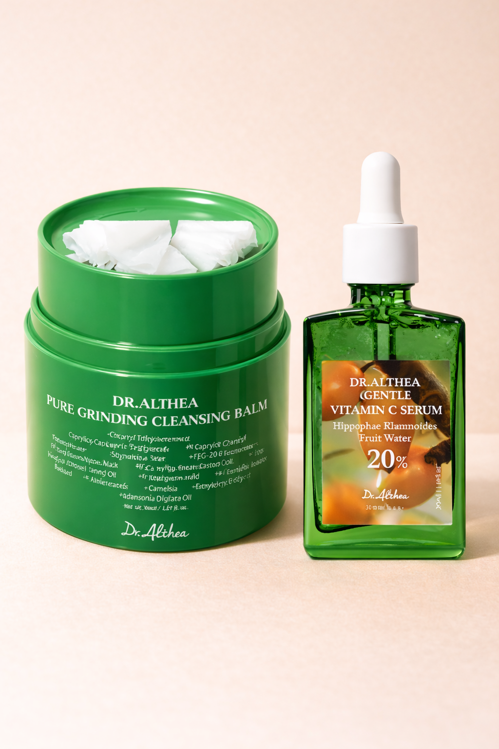 Pack Duo Dr. Althea – Clean & Glow (Baume + Sérum Vitamine C 20%)
