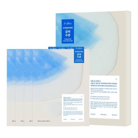 Dr. Althea Aqua Blue Hydration Mask – 4 pièces (28 g chacun)